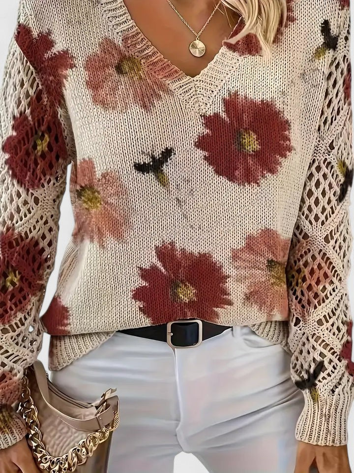 ARUBA™ | Suéter Con Diseño Floral