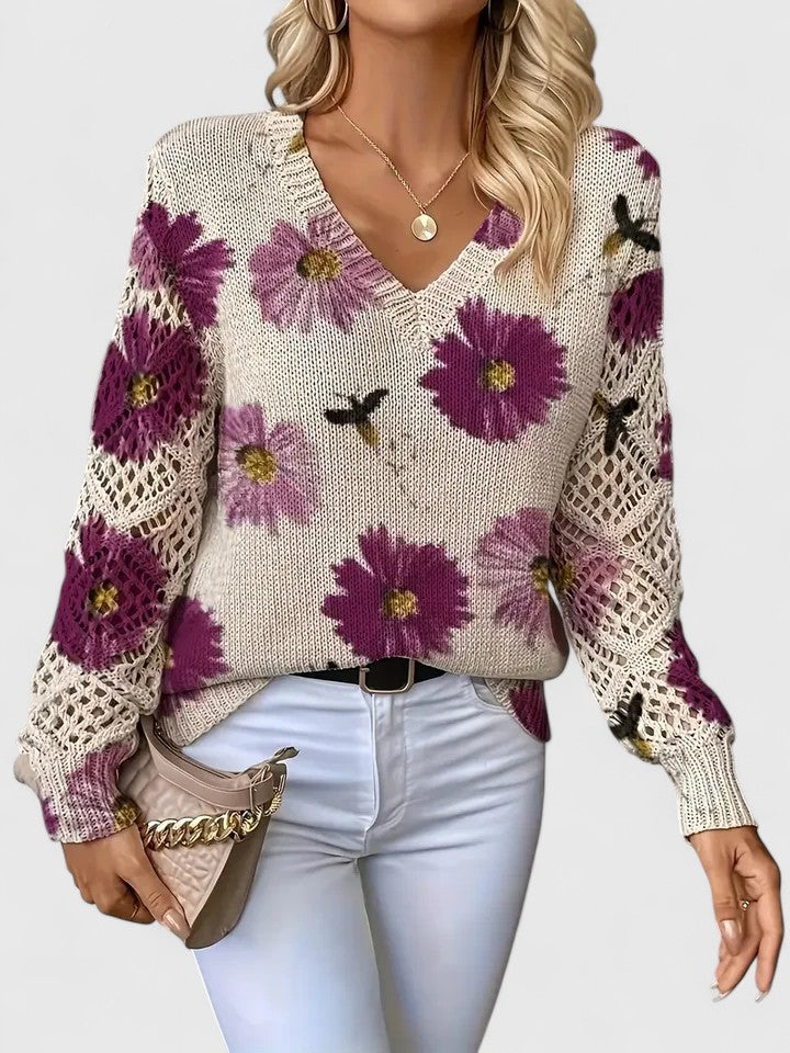 ARUBA™ | Suéter Con Diseño Floral