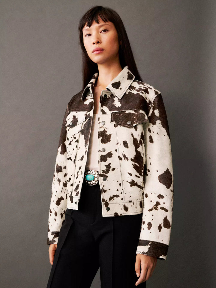 CHAQUETA ESTAMPADA
