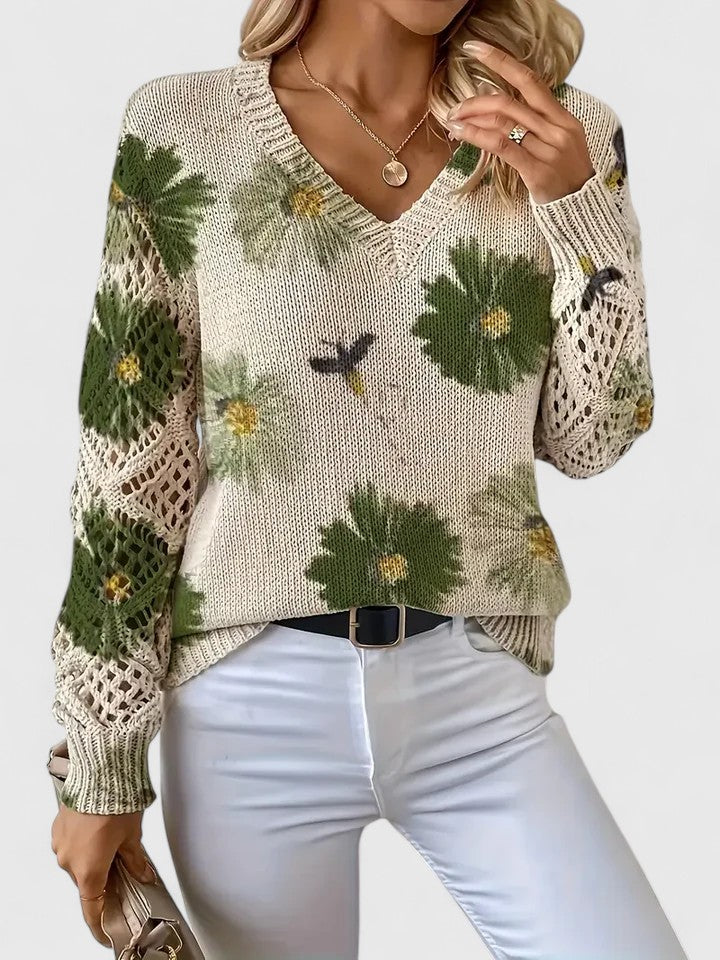 ARUBA™ | Suéter Con Diseño Floral