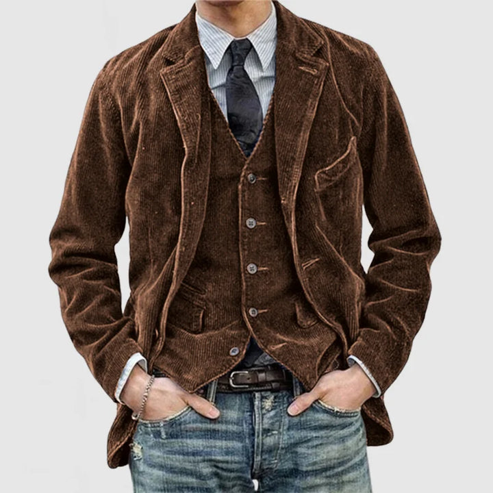 ADOLFO™ | Conjunto De Chaqueta Con Chaleco