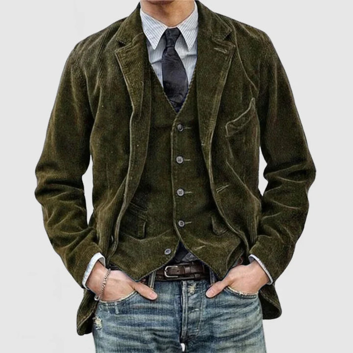 ADOLFO™ | Conjunto De Chaqueta Con Chaleco