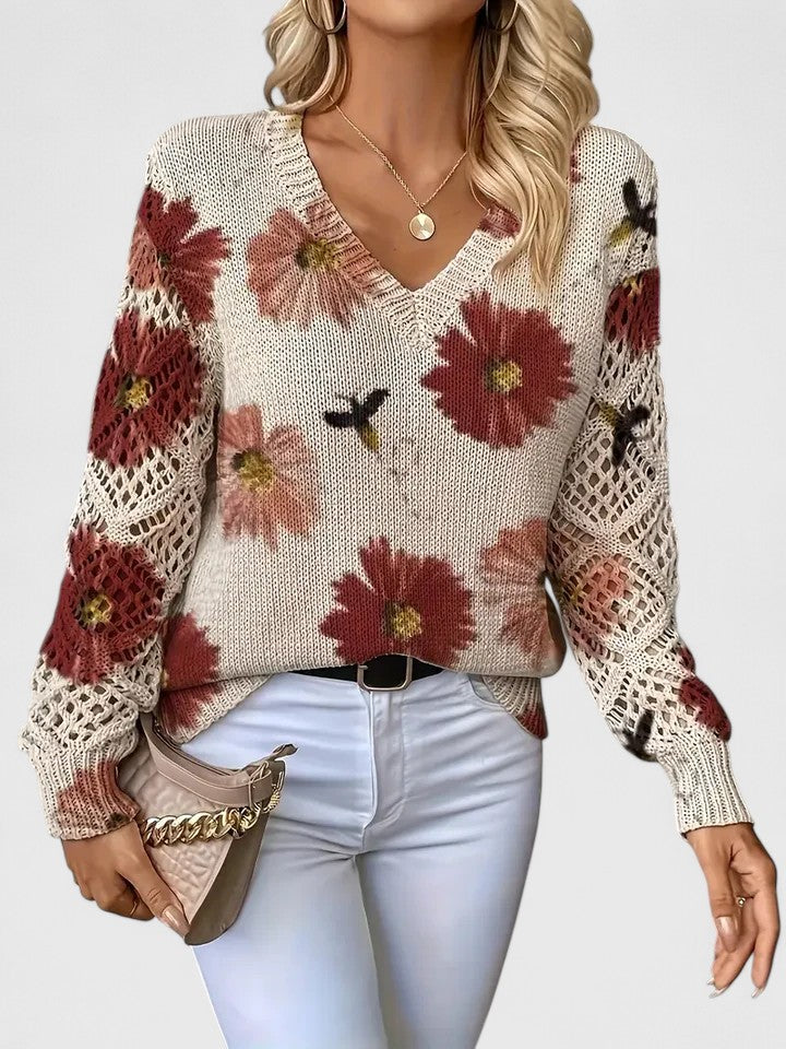 ARUBA™ | Suéter Con Diseño Floral