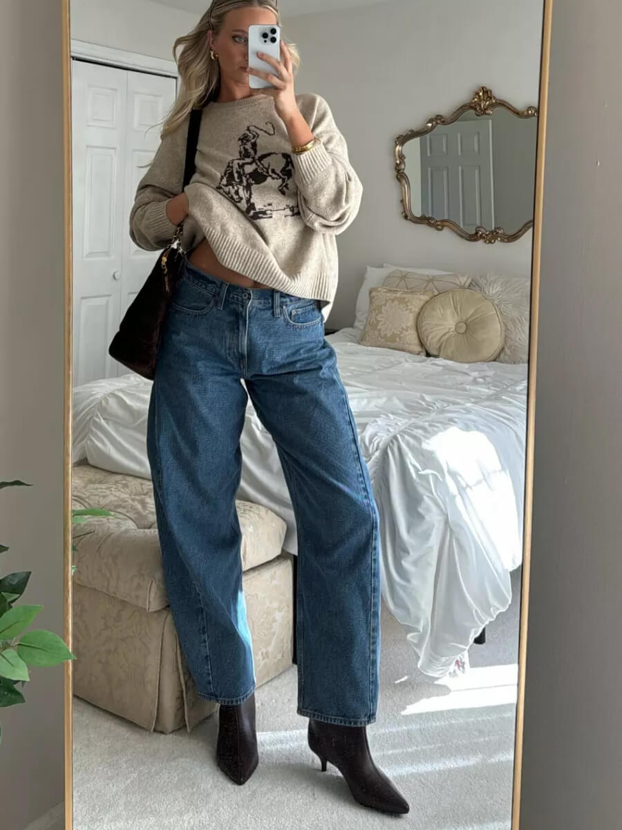 GLORIA™ | Suéter Con Diseño Cowboy