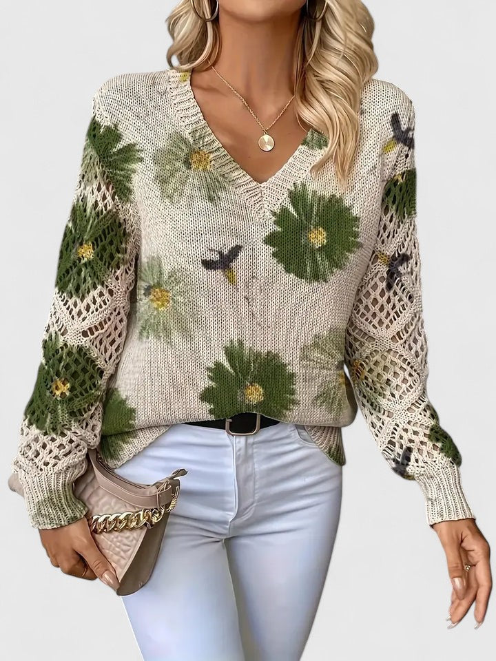 ARUBA™ | Suéter Con Diseño Floral