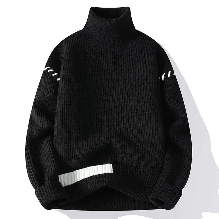 LUCAS™ | Suéter Patchwork De Cuello Alto