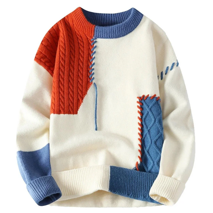HILDA™ | Suéter Con Estilo Patchwork