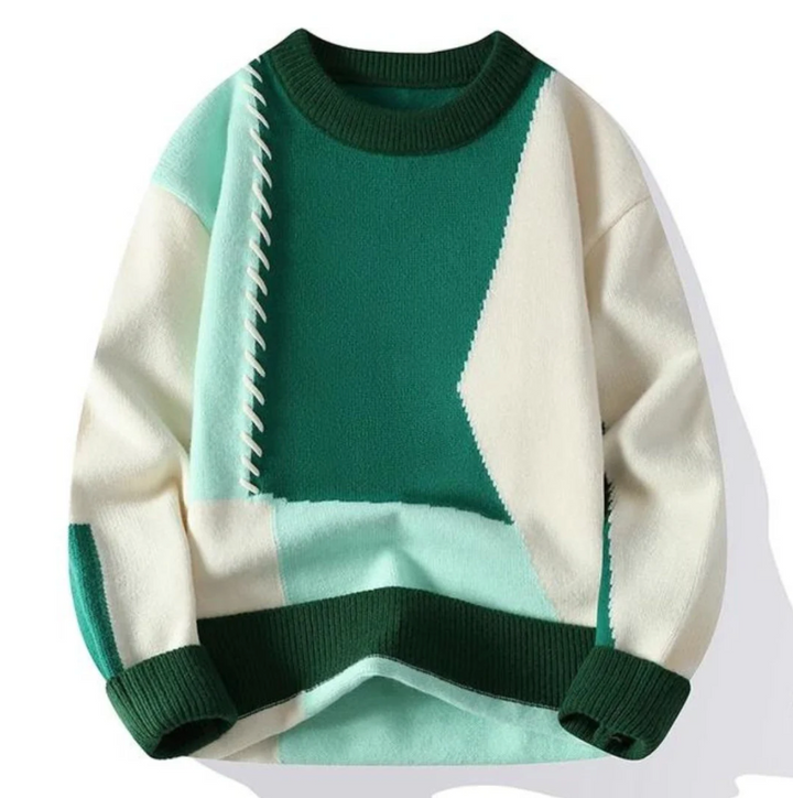 HILDA™ | Suéter Con Estilo Patchwork