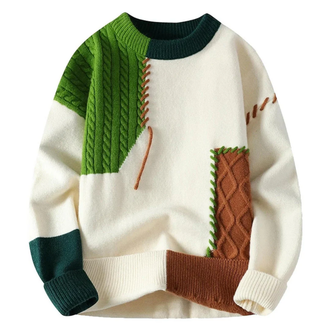 HILDA™ | Suéter Con Estilo Patchwork