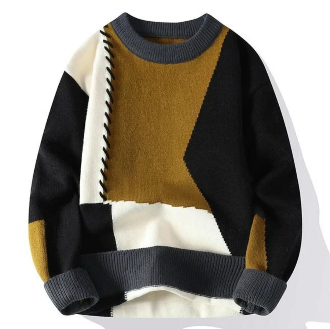 HILDA™ | Suéter Con Estilo Patchwork