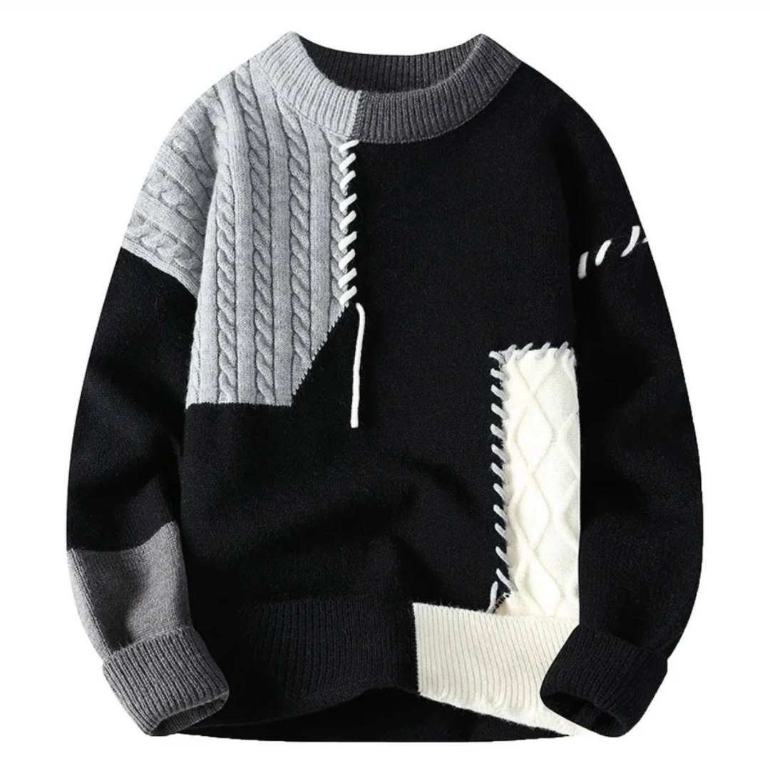 HILDA™ | Suéter Con Estilo Patchwork