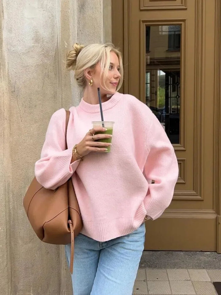 MALENA™ | Suéter Con Cuello Redondo