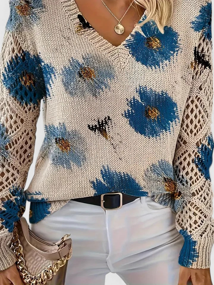 ARUBA™ | Suéter Con Diseño Floral