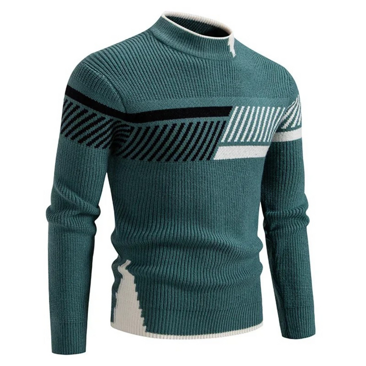 ANDRES™ | Suéter Con Estampado Geométrico