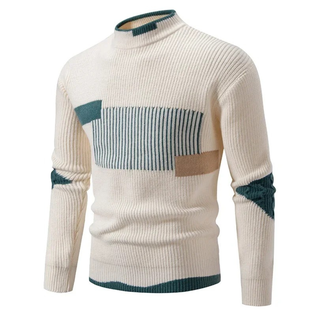 ANDRES™ | Suéter Con Estampado Geométrico