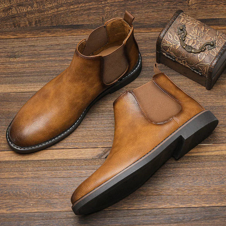 LUCIANO™ | Botas Altas De Cuero